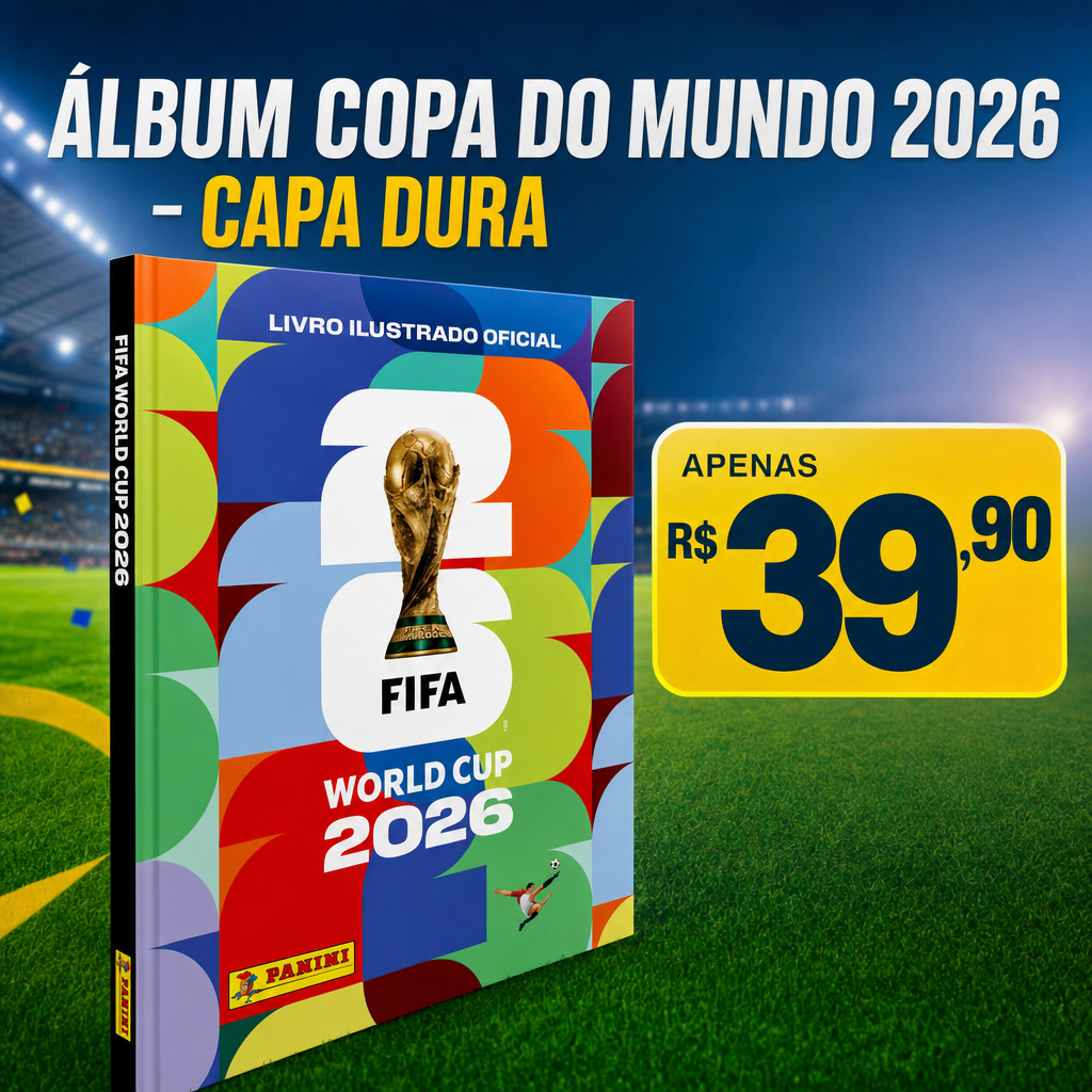 Copa Do Mundo 2026 - Álbum Capa Dura - FIFA WORLD CUP 2026