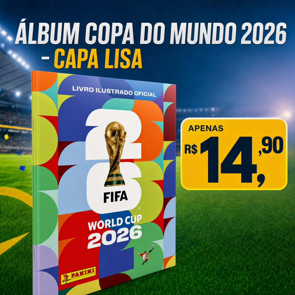 Copa Do Mundo 2026 - Álbum Capa Cartão - FIFA WORLD CUP 2026